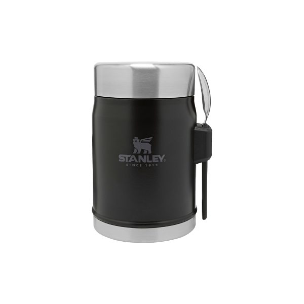 Termos obiadowy ze sztućcem CLASSIC - 0,4 L MATTE BLACK / Stanley P090868P matte black pebble