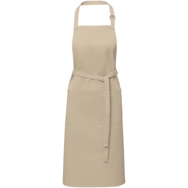 Andrea fartuch o gramaturze 240 g/m² z regulowanym paskiem na szyję P076311C oatmeal