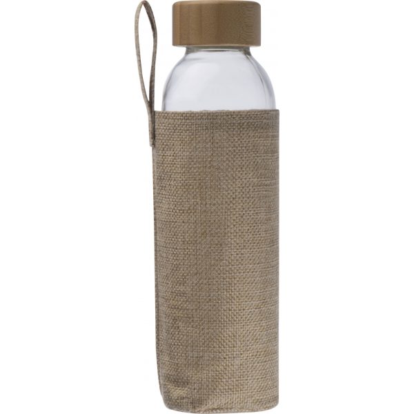 Butelka szklana z pokrowcem 500 ml P086626K