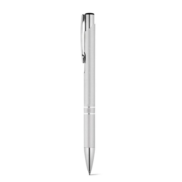 BETA. Aluminiowy długopis z klipsem P035530S satynowy srebrny