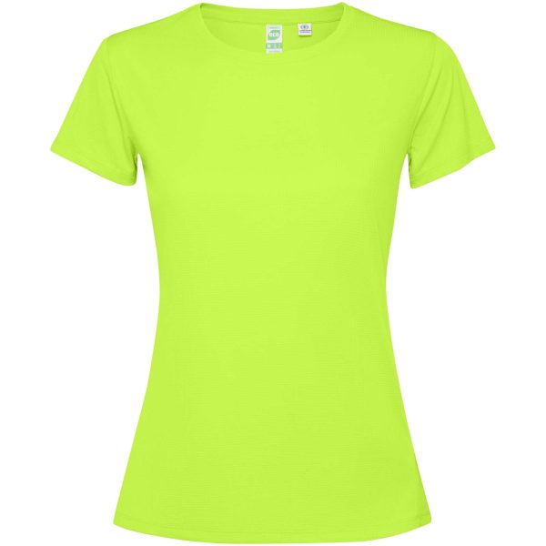 Estoril damska koszulka z długim rękawem P100277C fluor green