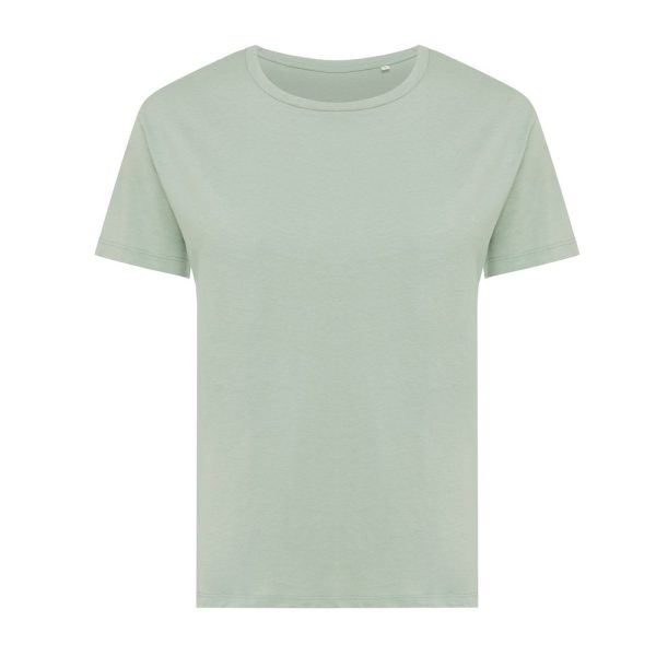Damska koszulka Iqoniq Yala, bawełna z recyklingu P054828X iceberg green