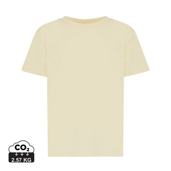 Dziecięca koszulka Iqoniq Koli, bawełna z recyklingu P054832X cream yellow