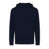 Lekka bluza z kapturem Iqoniq Rila, bawełna z recyklingu P054841X navy