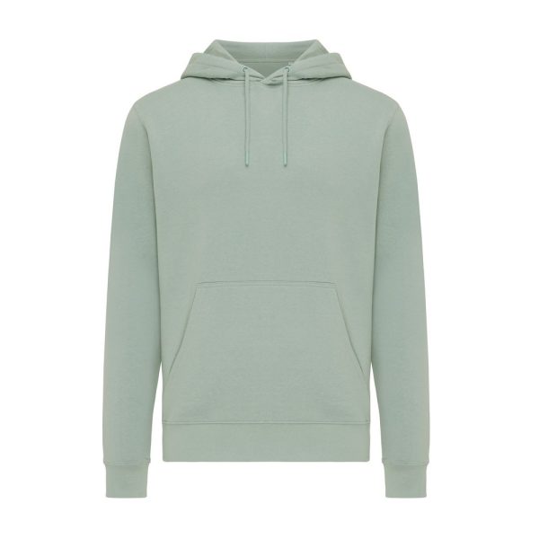 Lekka bluza z kapturem Iqoniq Rila, bawełna z recyklingu P054841X iceberg green