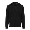 Bluza z kapturem z bawełny z recyklingu Iqoniq Abisko P051938X czarny