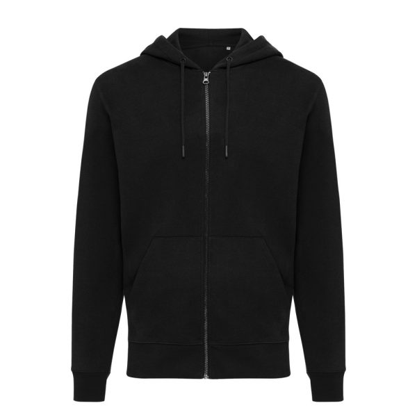 Bluza z kapturem z bawełny z recyklingu Iqoniq Abisko P051938X black
