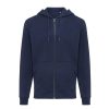 Bluza z kapturem z bawełny z recyklingu Iqoniq Abisko P051938X navy