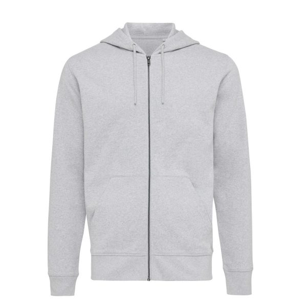 Bluza z kapturem z bawełny z recyklingu Iqoniq Abisko P051938X szary
