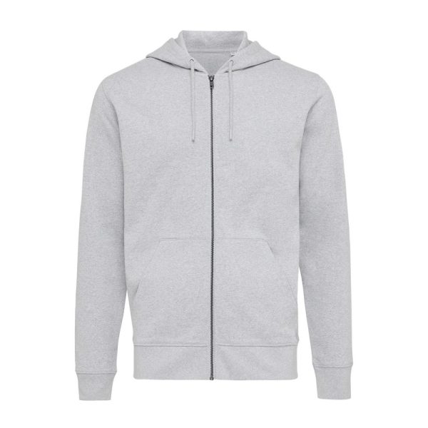 Bluza z kapturem z bawełny z recyklingu Iqoniq Abisko P051938X heather grey