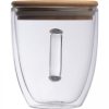 Kubek szklany z pokrywką 350 ml P086141K