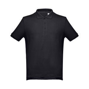 THC ADAM II. Męska bawełniana koszulka polo z krótkim rękawem P121941S ST-11167-W