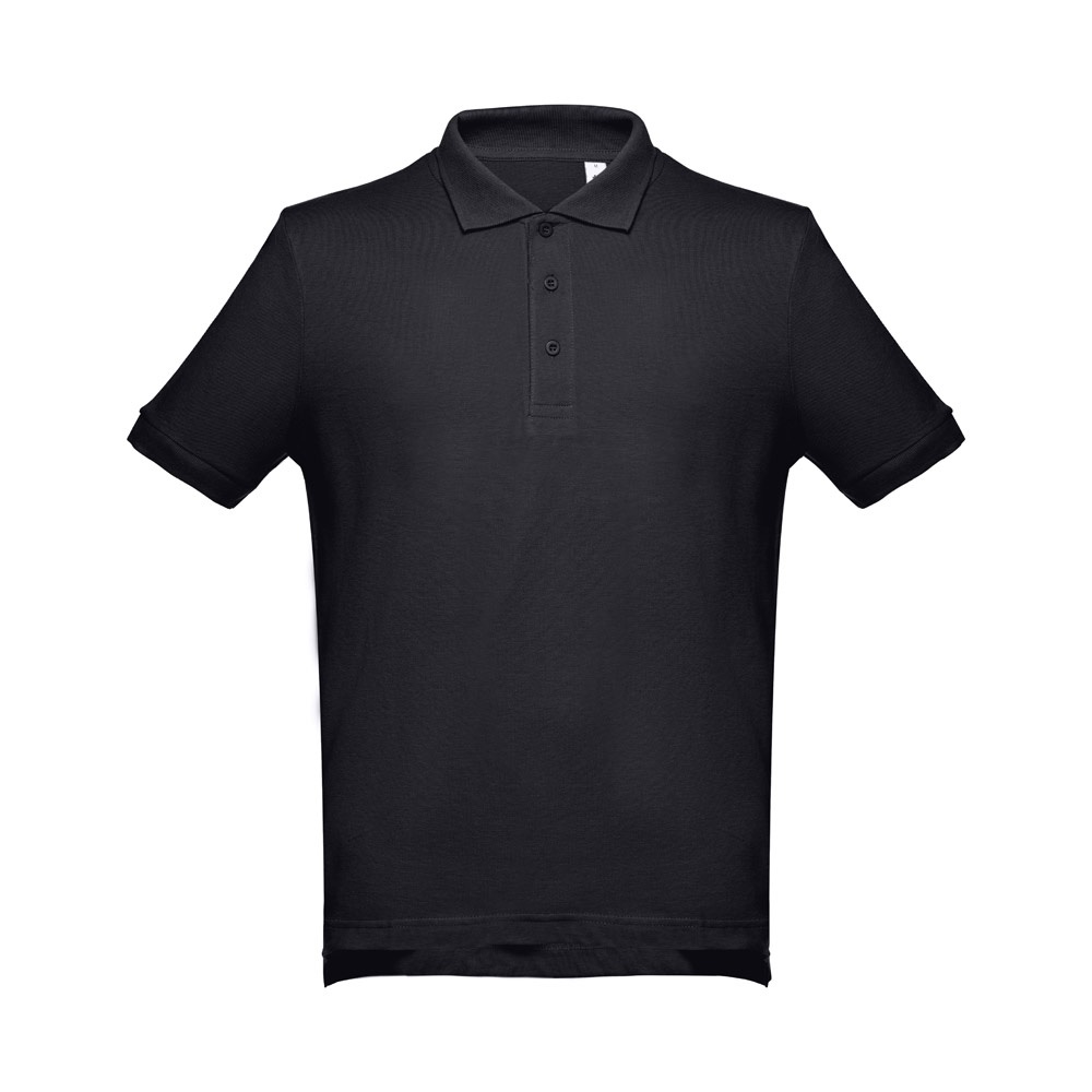 THC ADAM II. Męska bawełniana koszulka polo z krótkim rękawem P121941S ST-11167-W