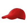 Czapka unisex 6P P023977F czerwony