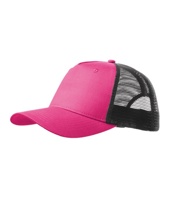 Trucker 5P Czapka unisex P067235F czerwień purpurowa