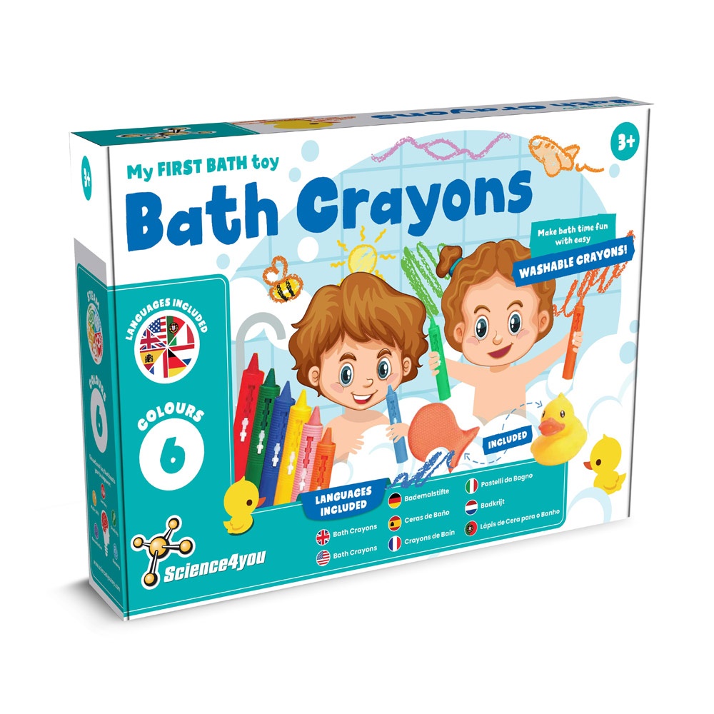 BATH CRAYONS. Zabawki edukacyjne dla dzieci P122168S ST-35856-100