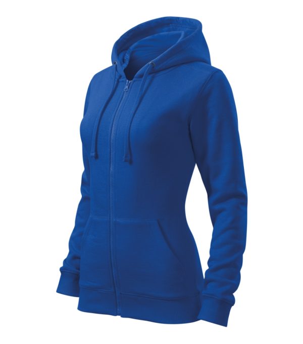 Bluza damska Trendy Zipper P025179F chabrowy