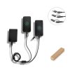 BERTOZZI. Superszybki kabel USB 6 w 1 wykonany z aluminium i przetworzonego PET P122243S