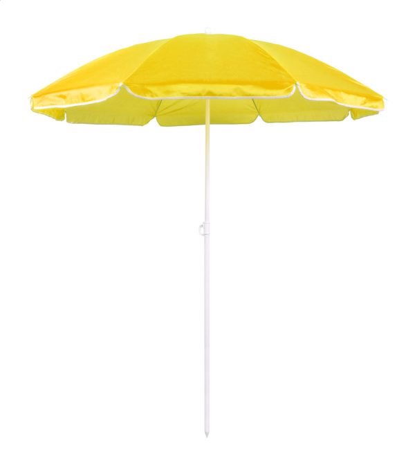 Parasol plażowy P122005D żółty / biały