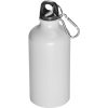 Bidon metalowy z karabińczykiem 500 ml P085685K biały