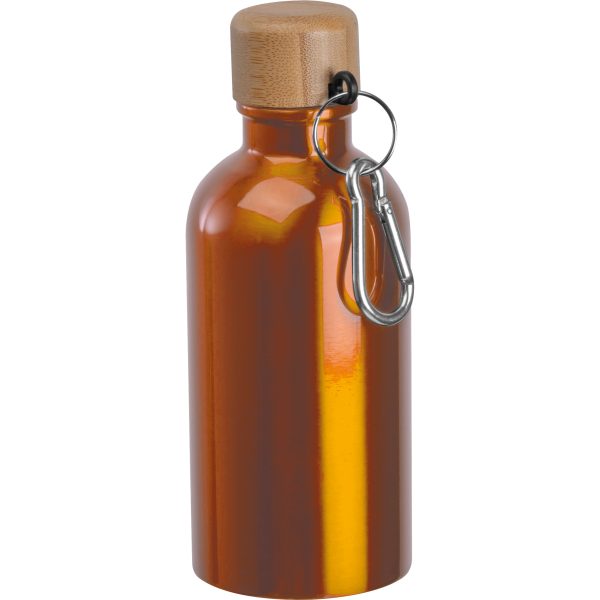 Butelka metalowa 400 ml P106671K pomarańczowy