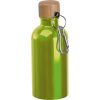Butelka metalowa 400 ml P106671K jasnozielony
