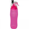 Butelka plastikowa ze spryskiwaczem 700 ml P086880K różowy