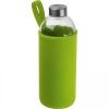 Butelka szklana z pokrowcem 1000 ml P086614K jasnozielony