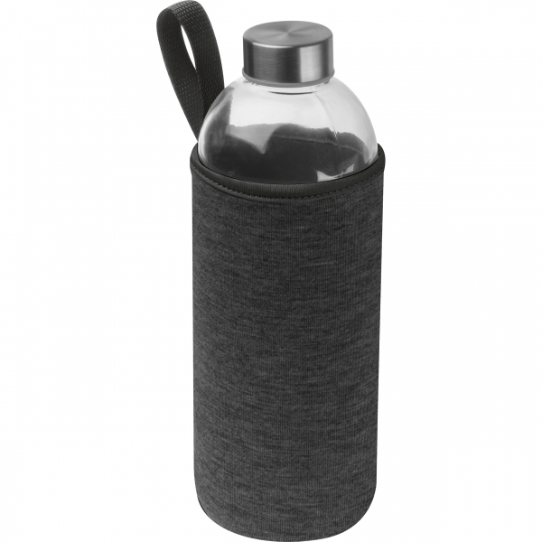 Butelka w neoprenowym pokrowcu 1000 ml P086614K ciemnoszary