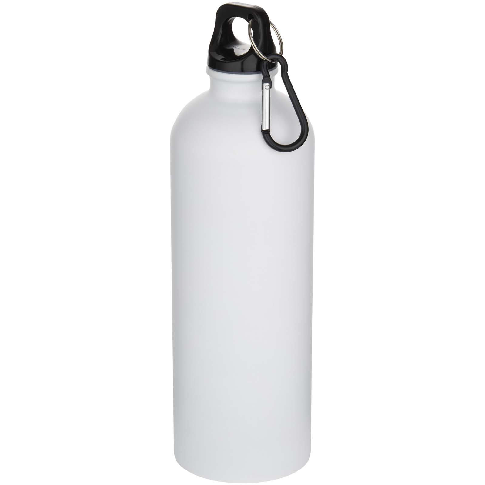 Oregon butelka na wodę o pojemności 750 ml z karabińczykiem i jednowarstwową ścianką ze stali nierdzewnej, posiadająca certyfikat RCS P123100C PFC-100872-W