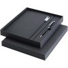 Legato Elegance zestaw notatnik A5 w twardej okładce z piórem kulkowym P123139C czarny
