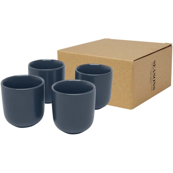 Male 4 sztuki, filiżanka do espresso o pojemności 90 ml P075657C hale blue