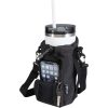 Trip Aware™, torba na butelki wykonana z materiałów z recyklingu, 2 l P123230C czarny