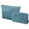 Swift zestaw aksamitnych kosmetyczek z recyklingu z certyfikatem GRS P123246C deep sea green