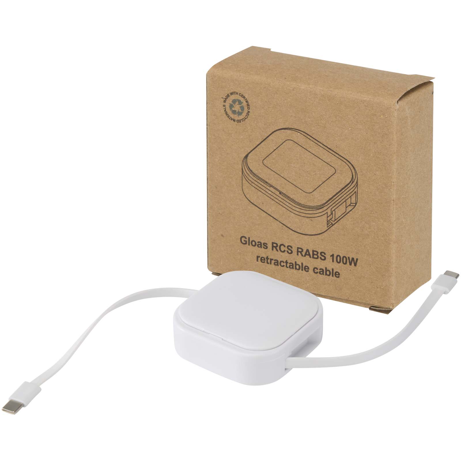 Gloas kabel 5-w-1 z recyklingu do synchronizacji danych z funkcją szybkiego ładowania 100 W i zestawem narzędzi do smartfonów P123332C PFC-124448-W