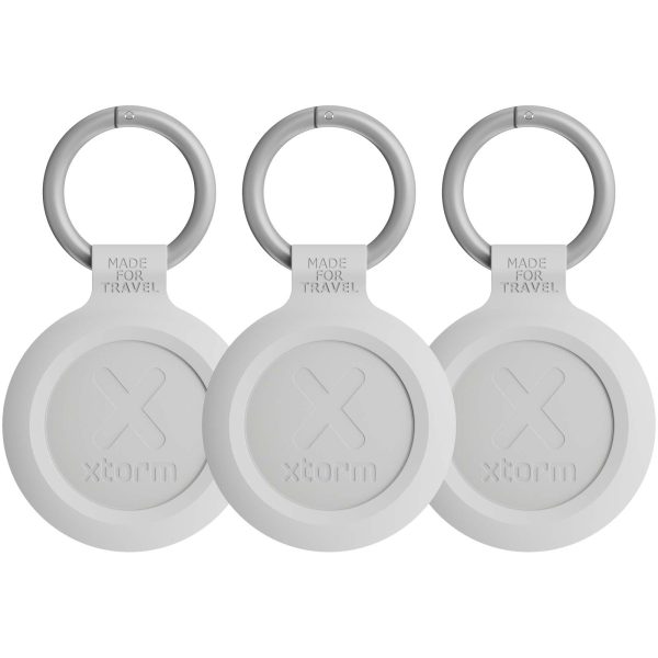 Xtorm XTAG2A zestaw 3 wodoodpornych przywieszek podróżnych P130789C ash white melange