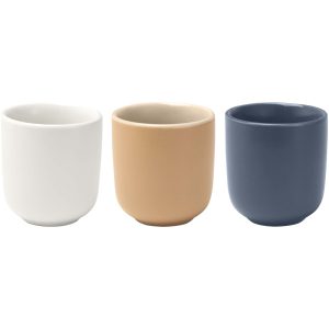Male filiżanki ceramiczne do espresso o pojemności 90 ml - zestaw 2 sztuk P123309C PFC-126397-W