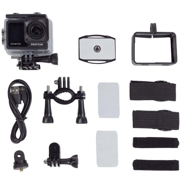 Prixton DV670 kamera sportowa 4K z dwoma ekranami P130773C