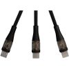 SCX.design C51 kabel do szybkiego ładowania 5 w 1 o mocy 60 W z tworzywa sztucznego rPET P130785C