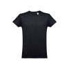 THC LUANDA. T-shirt męski z bawełny rurkowej P032114S czarny