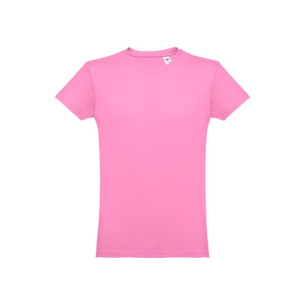 THC LUANDA. T-shirt męski z bawełny rurkowej P032114S jasny różowy