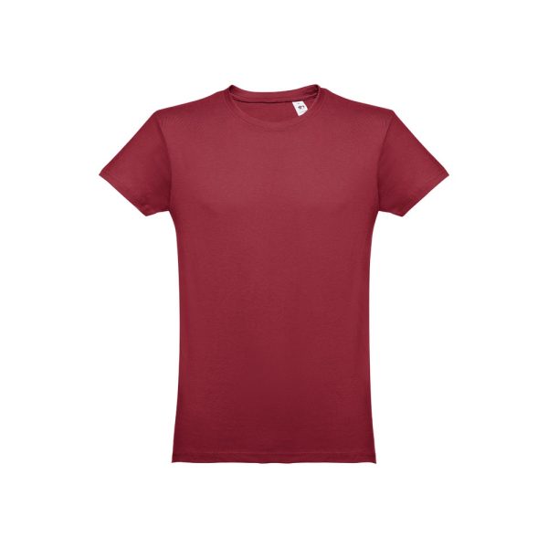 THC LUANDA. T-shirt męski z bawełny rurkowej P032114S burgund