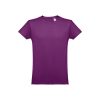 THC LUANDA. T-shirt męski z bawełny rurkowej P032114S purpurowy