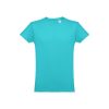 THC LUANDA. T-shirt męski z bawełny rurkowej P032114S turkusowy