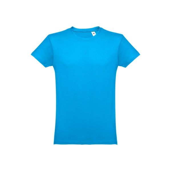 THC LUANDA. T-shirt męski z bawełny rurkowej P032114S morski niebieski