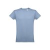 THC LUANDA. T-shirt męski z bawełny rurkowej P032114S pastelowy niebieski