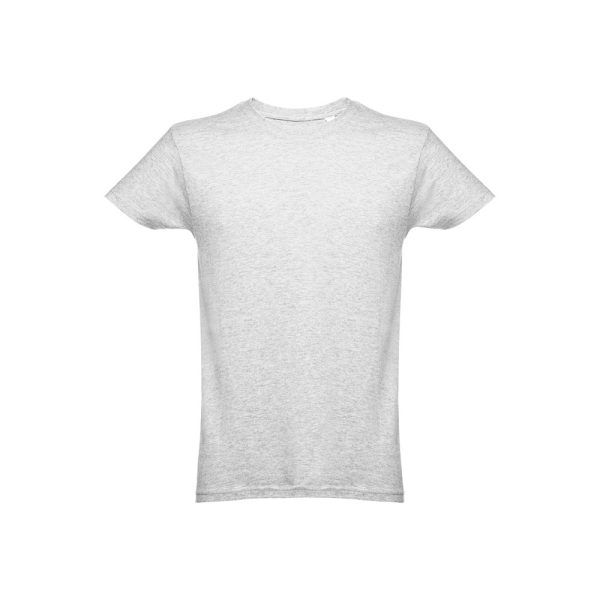 THC LUANDA. T-shirt męski z bawełny rurkowej P032114S biały melanż