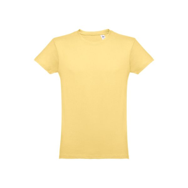 THC LUANDA. T-shirt męski z bawełny rurkowej P032114S cyfrowe żółty