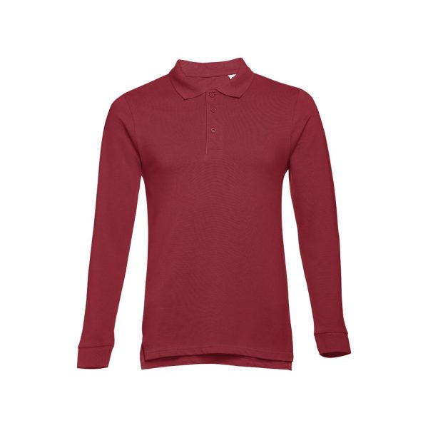 THC BERN 3XL. Męski t-shirt z długim rękawem P033273S burgund