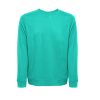 THC COLOMBO. Bluza (unisex) z włoskiego materiału frotte bez zapięcia P040816S turkusowa zieleń